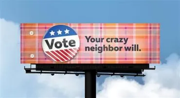 07. a get-out-the-vote billboard in Southern California