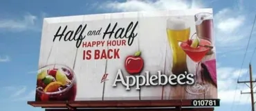 10. Sample billboard for Applebees in Southern California