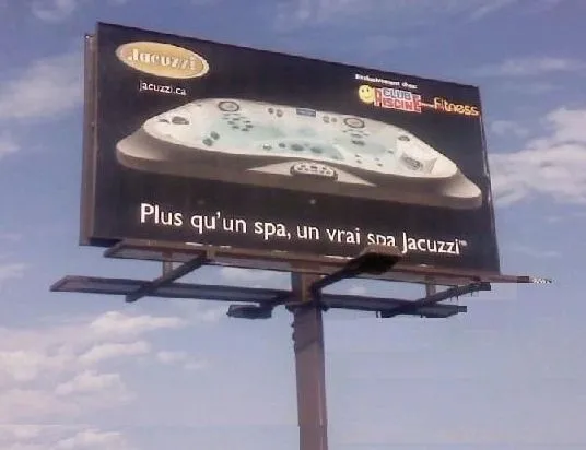 23. sample bulletin sized billboard for Jacuzi in the Southland.