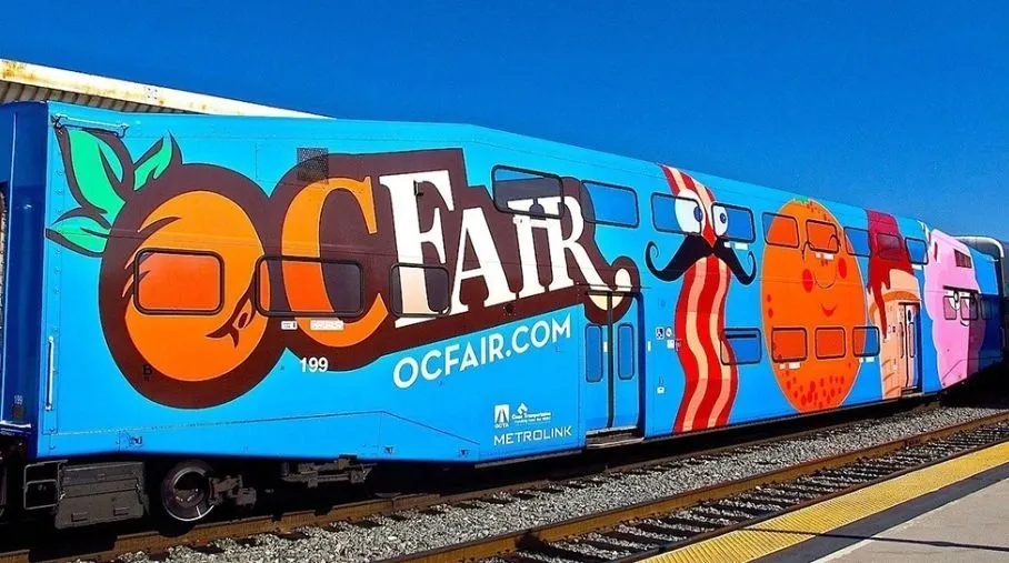 39. Transit advertising in Southern California (a form of outdoor advertising)